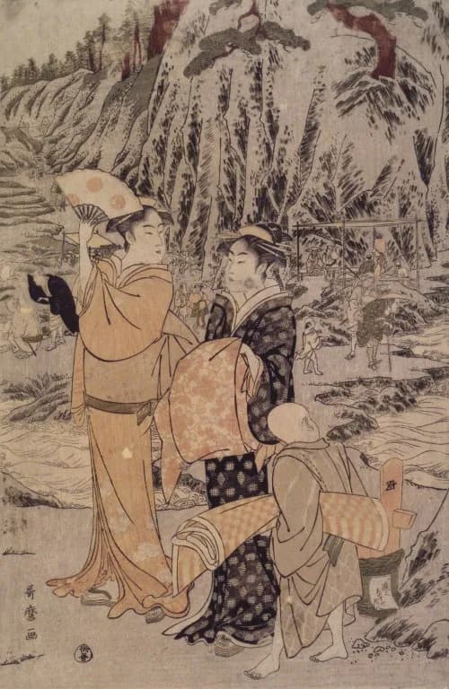 Kitagawa Utamaro - Brooklyn Museum - Along the Shore of Yènoshim - Kitagawa Utamaro.jpg