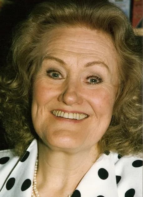Joan Sutherland - Portrait von Joan Sutherland aufgenommen während einer Autogrammstunde in Wien. Analogfoto aus meinem Privatarchiv