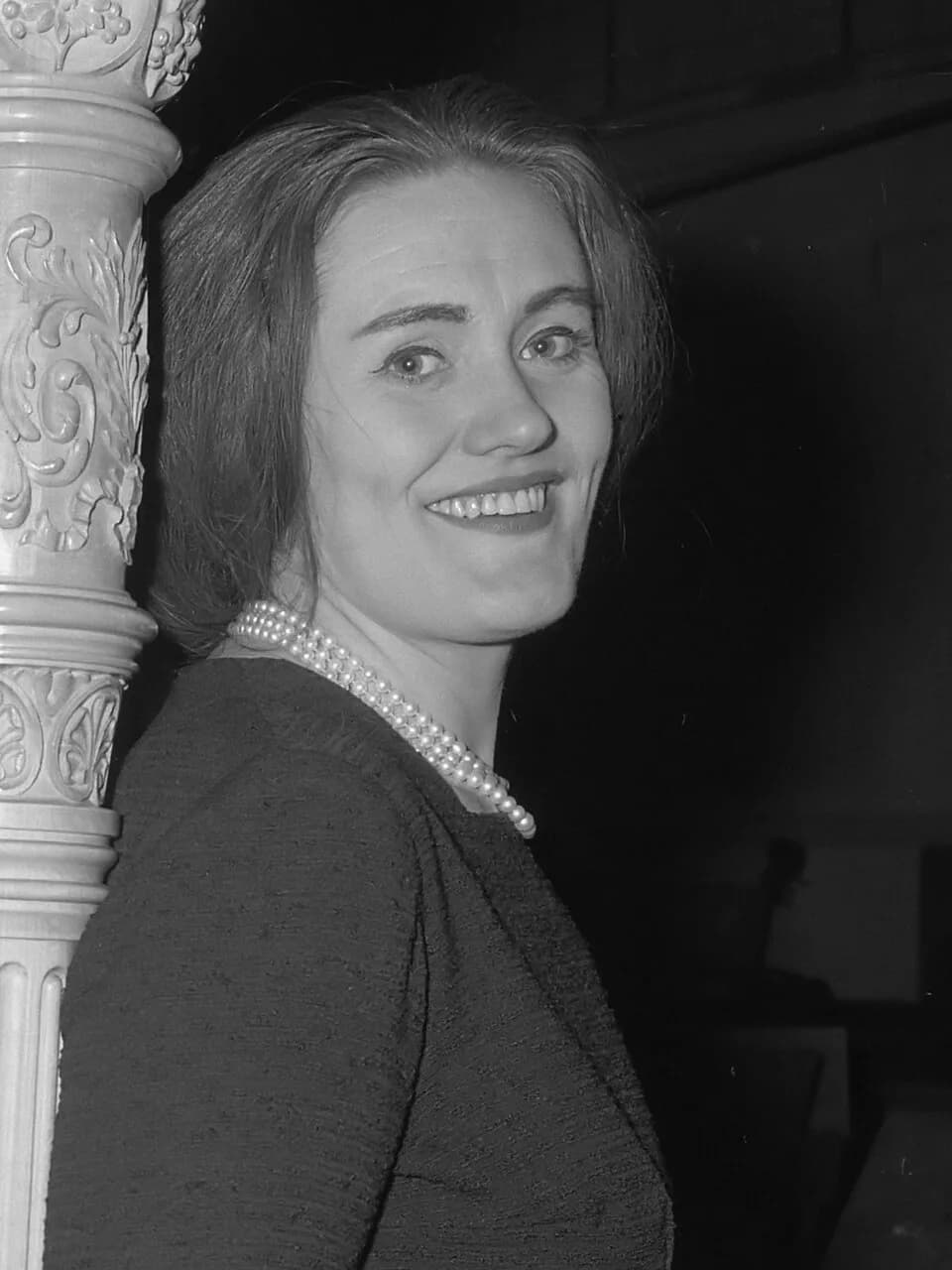 Joan Sutherland - Joan Sutherland in Concertgebouw onder leiding van Fulvio Vernizzi (dirigent) 
25 februari 1962
