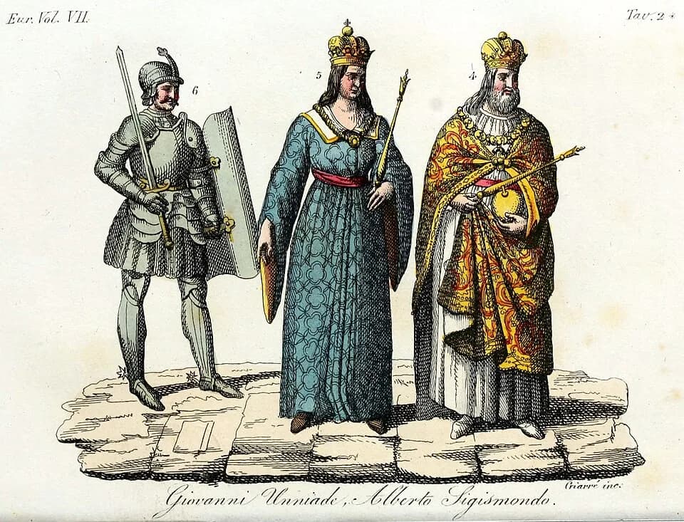 John Zápolya - 4. Sigismondo
5. Alberto

6. Giovanni Unniade
