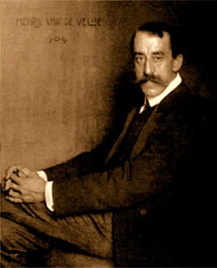 Henry van de Velde - Porträt des Designers Henry van de Velde, 1904.