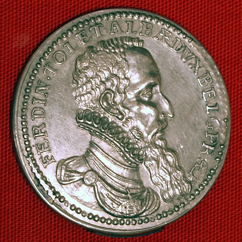 Fernando Álvarez de Toledo, 3rd Duke of Alba - Hertog van Alva op graaf Lodewijk van Nassau, 1568.