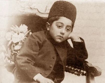 Ahmad Shah Qajar - Ahmad Shah Qajar (then Ahamad Mirza), seventh and last Qajar King in Childhood.