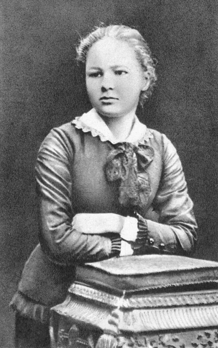 Marie Curie - Marie Skłodowska (Madame Curie) in her 16th year of life
