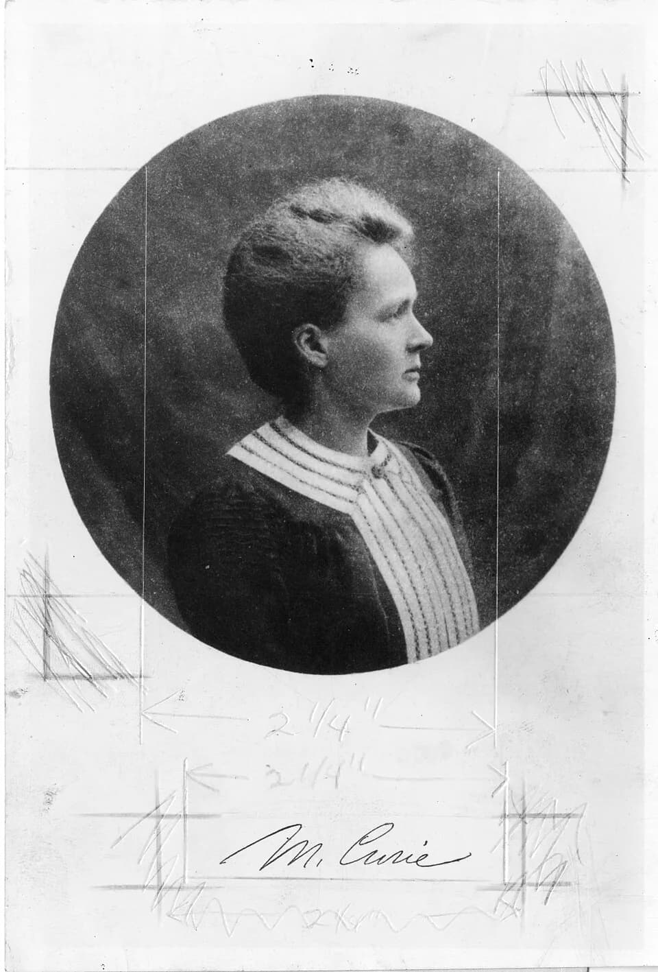 Marie Curie - Description: Polish physicist Marie Sklodowska Curie (1867-1934) was the first woman to be awarded the Nobel Prize in physics, sharing it with her husband Pierre in 1903 for their work o