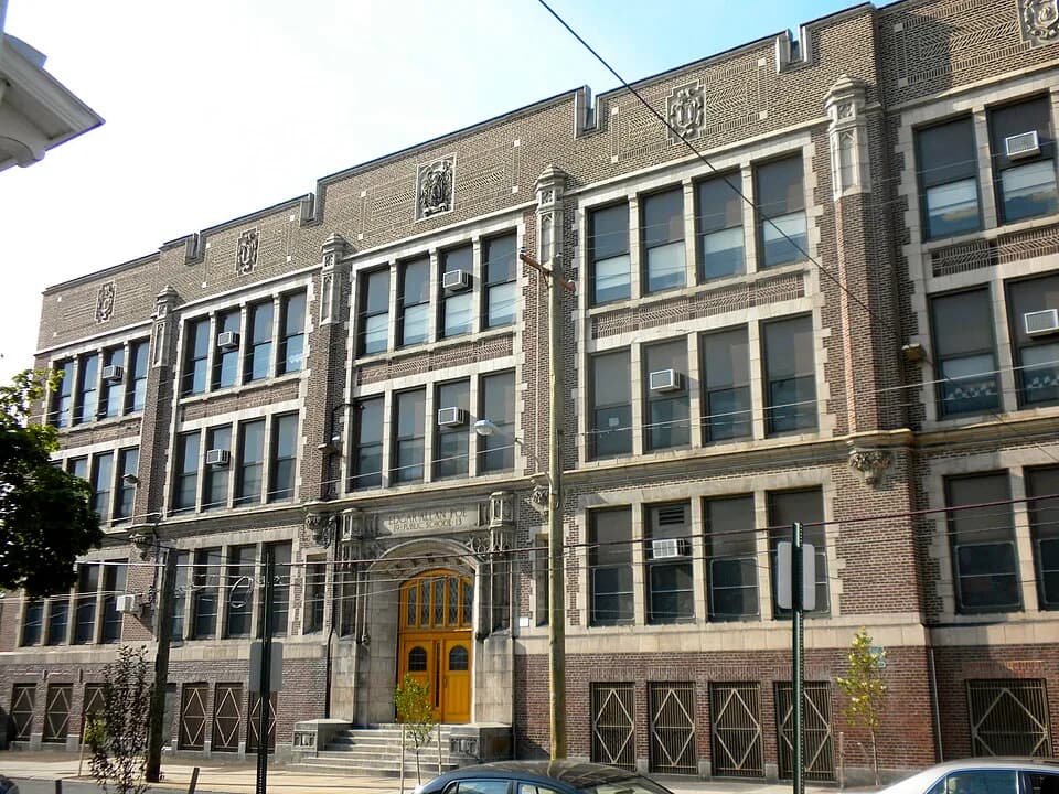 Edgar Allan Poe - Edgar Allan Poe School, now used as the Girard Academic Music Program, on the NRHP since December 4, 1986. At 2136 Ritner Street, in the Girard Estate neighborhood of south Philadelp
