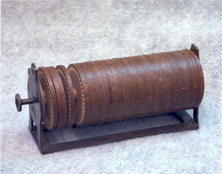 Thomas Jefferson - Jefferson's disk cipher.jpg