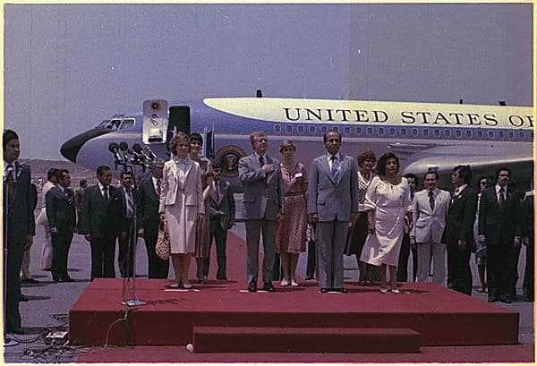 Jimmy Carter - President Carlos Andrés Pérez with President Jimmy Carter.