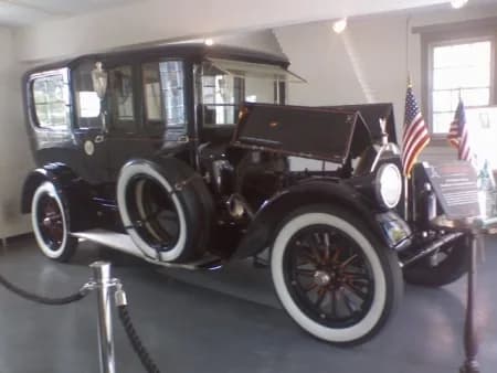 Woodrow Wilson - U.S. President Woodrow Wilson's 1919 Pierce Arrow "Series 15", which resides in his hometown of Staunton, Virginia.  Taken on author's phone.