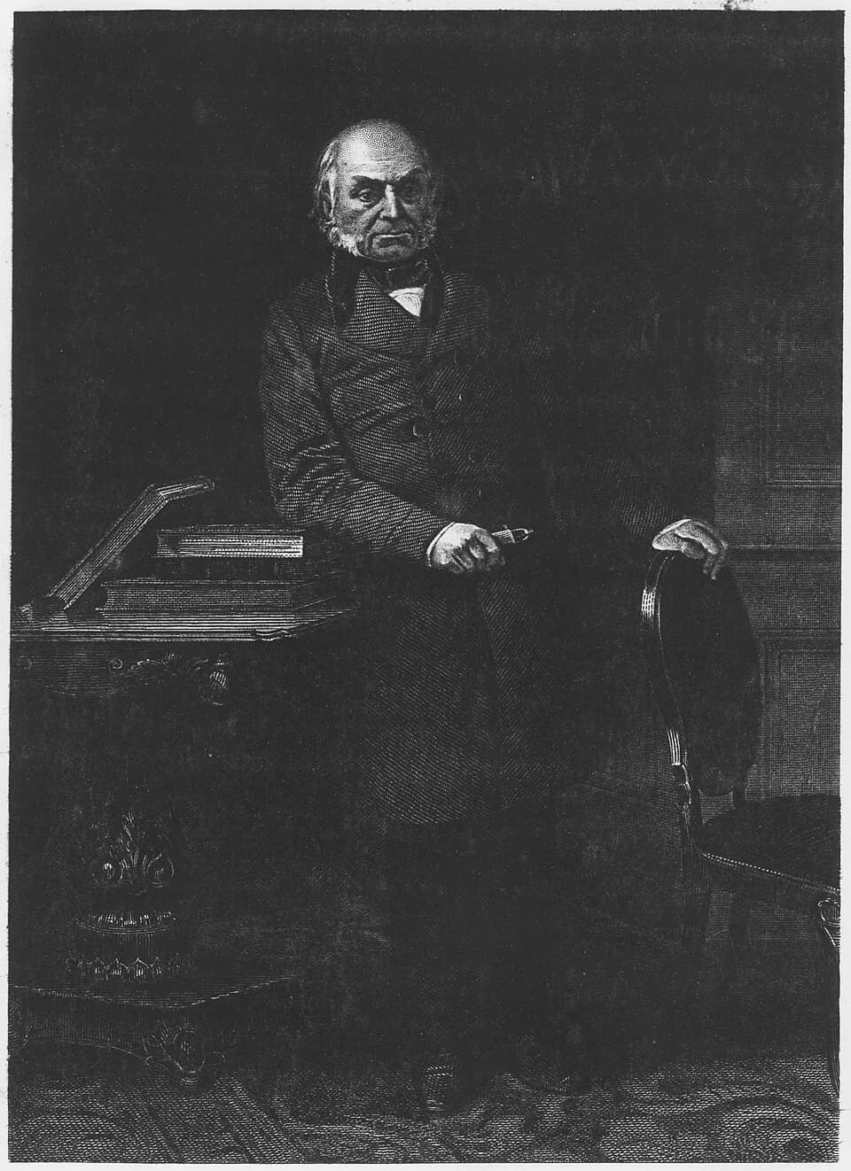 John Quincy Adams - Scope and content:  Photograph of John Quincy Adams.