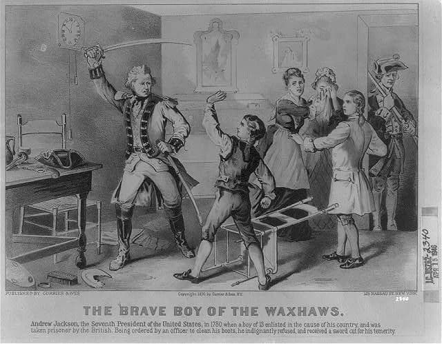 Andrew Jackson - Andrew Jackson brave boy 1780.jpg