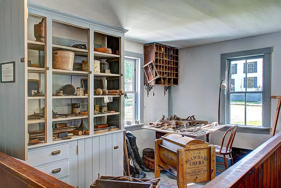 Calvin Coolidge - The Tool Room at the Calvin Coolidge Homestead