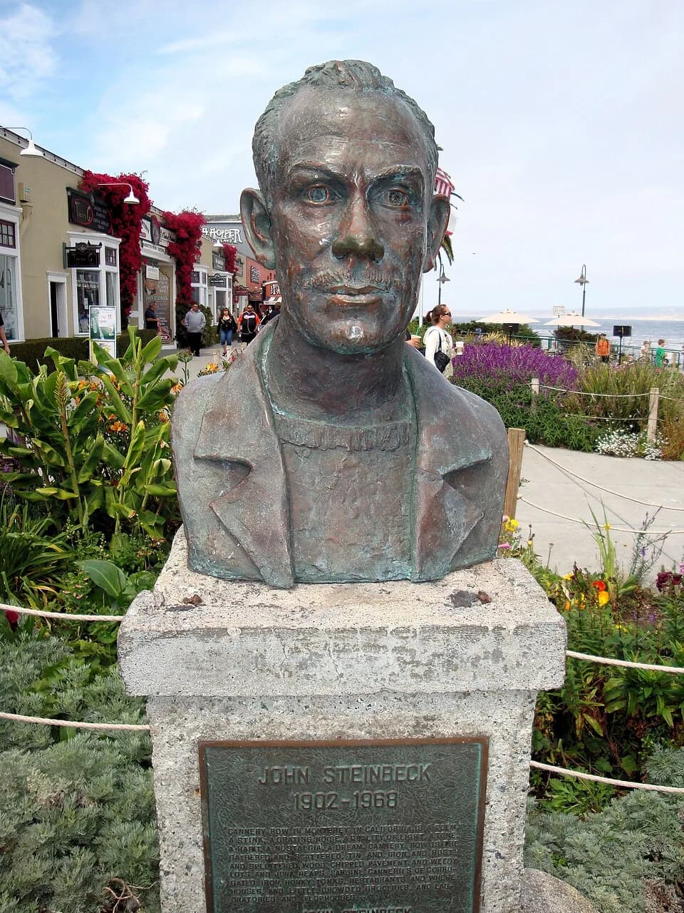 John Steinbeck - Welcome to Cannery Row, one of the most beautiful coastal areas in the country. Monterey visitors rank Cannery Row as their favorite spot on the Peninsula.
Immortalized by John Stein