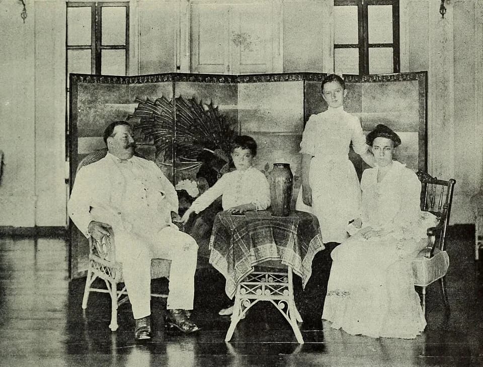 William Howard Taft - "The Taft Family at Home in Manila."