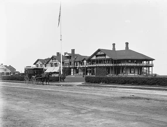James A. Garfield - Elberon Hotel, Long Branch; This photo has been cropped from the original.