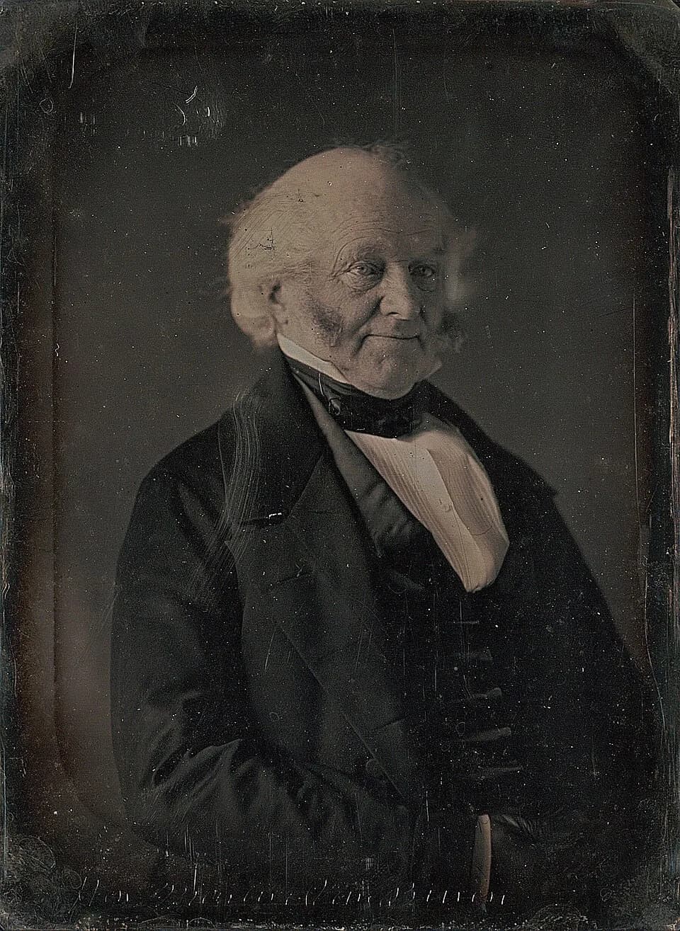 Martin Van Buren - Daguerreotype portrait of Hon. Martin Van Buren, taken at Philadelphia, Penn., 1849-1850, by the photographer Marthew Brady. Courtesy of the Beinecke Rare Book &amp; Manuscript Libr