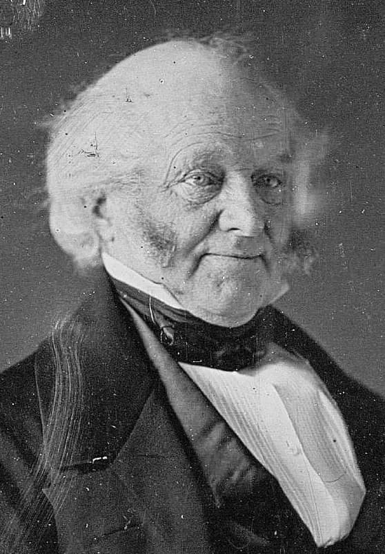 Martin Van Buren - Daguerreotype portrait of Hon. Martin Van Buren, taken at Philadelphia, Penn., 1849-1850, by the photographer Marthew Brady. Courtesy of the Beinecke Rare Book &amp; Manuscript Libr