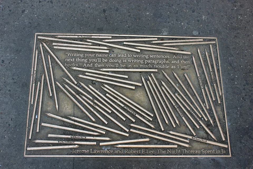 Henry David Thoreau - Library Walk New York City