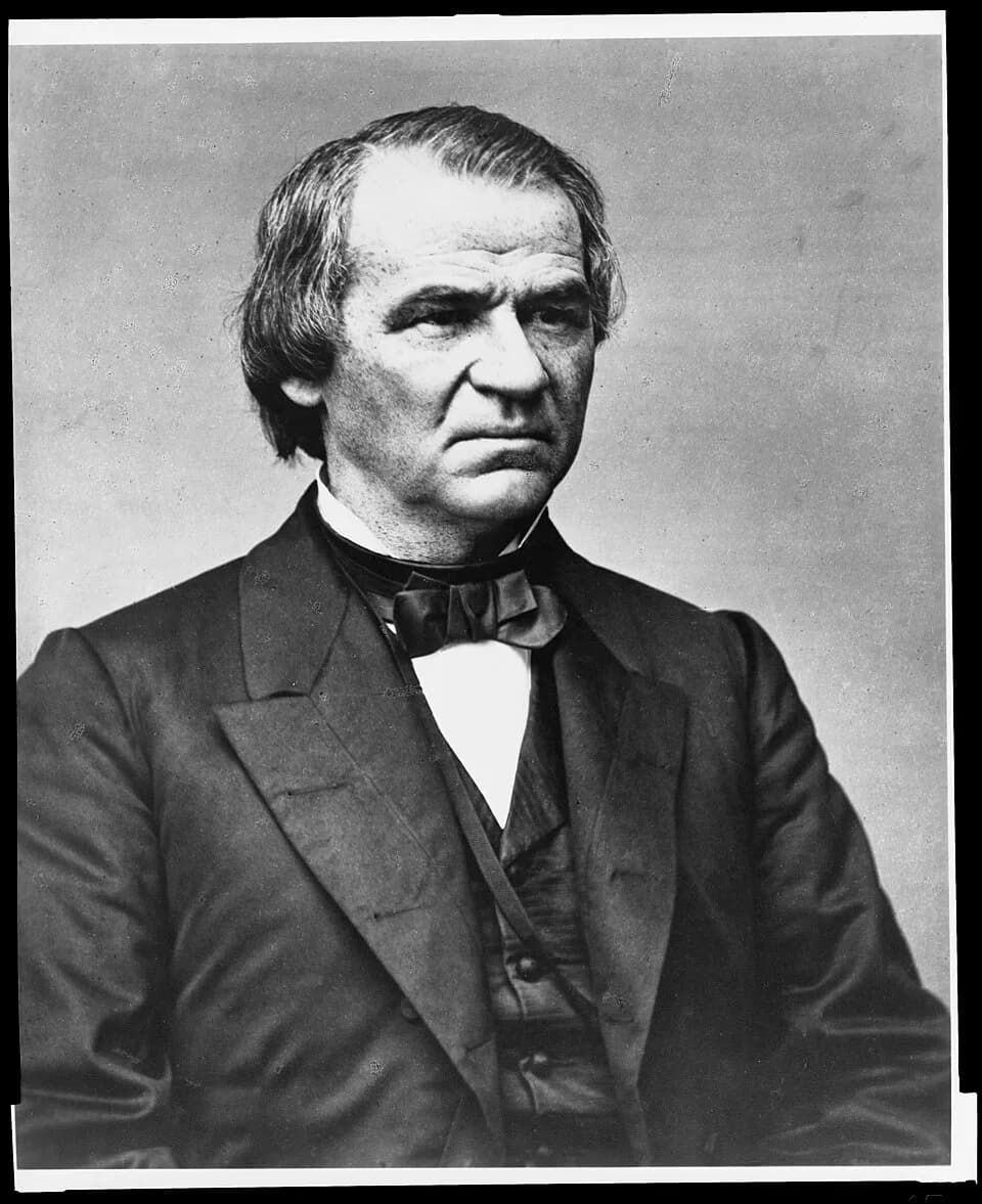 Andrew Johnson - Andrew Johnson, half-length portrait, facing left