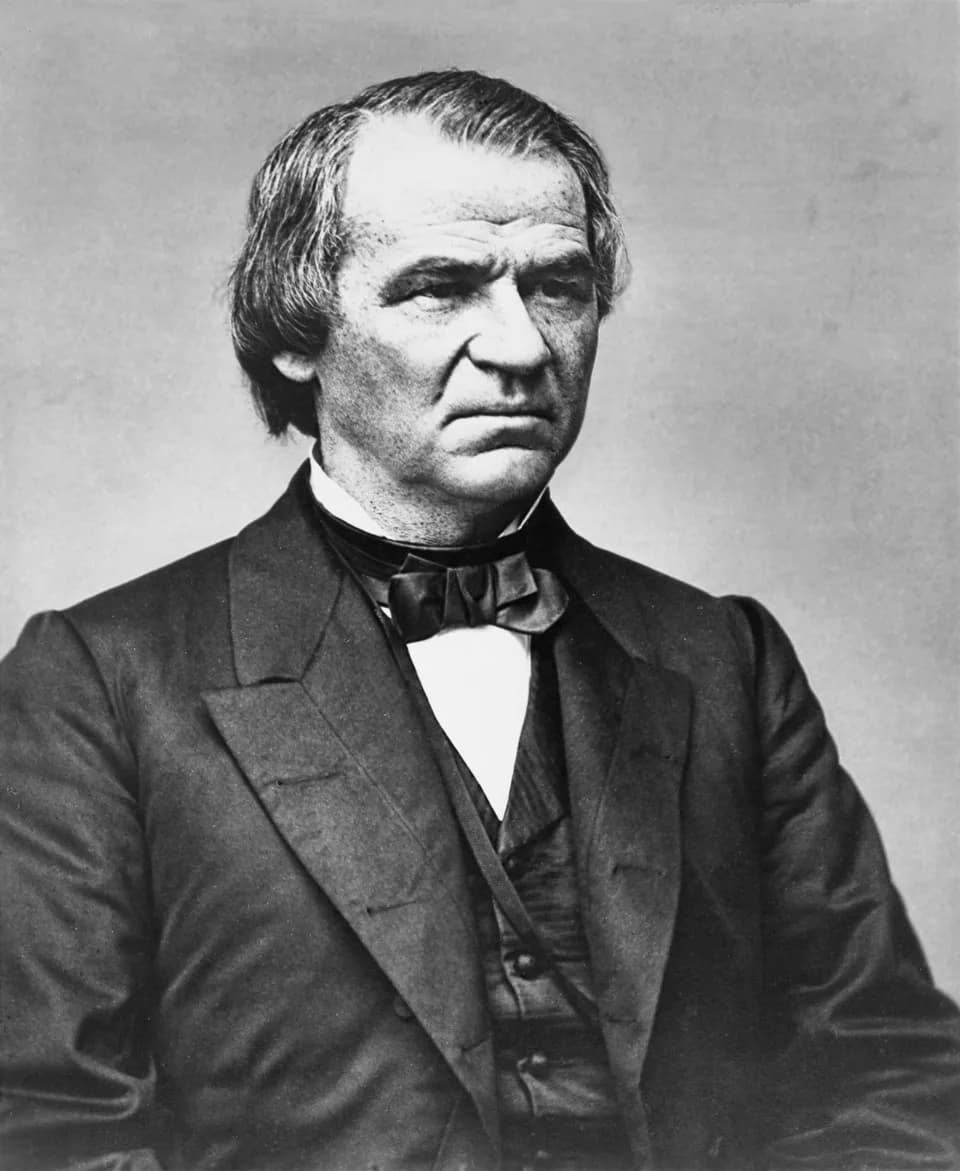Andrew Johnson - Andrew Johnson, half-length portrait, facing left