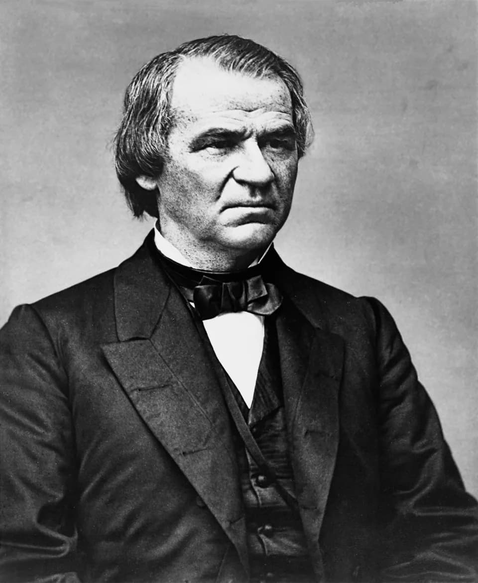 Andrew Johnson - Andrew Johnson, half-length portrait, facing left