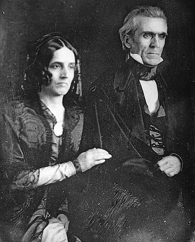 James K. Polk - James K. Polk and Sarah Childress Polk.