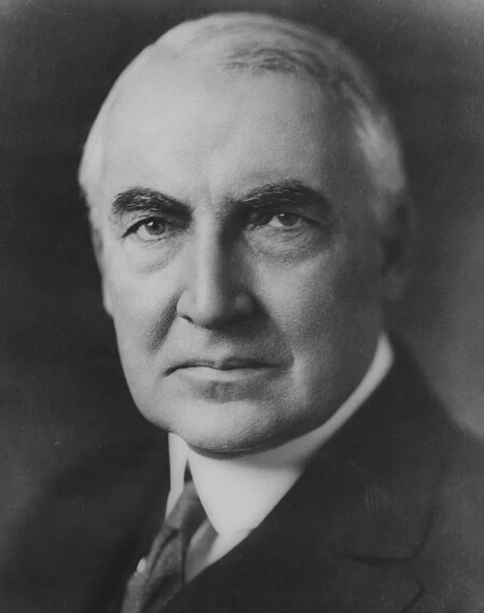Warren G. Harding - Official Photograph President Harding