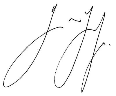 Günter Grass - Günter Grass's signature. Under United States Copyright Law, signatures are not eligible for copyright, as they are "titles, names...mere variations of typographic ornamentation, letter
