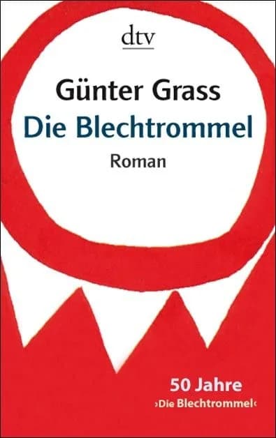 Günter Grass - Book cover of Günter Grass "Die Blechtrommel" 1959