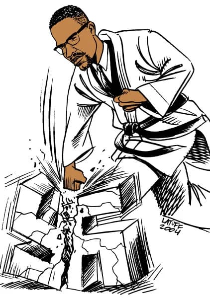 Malcolm X - "Malcom X" by Carlos Latuff.