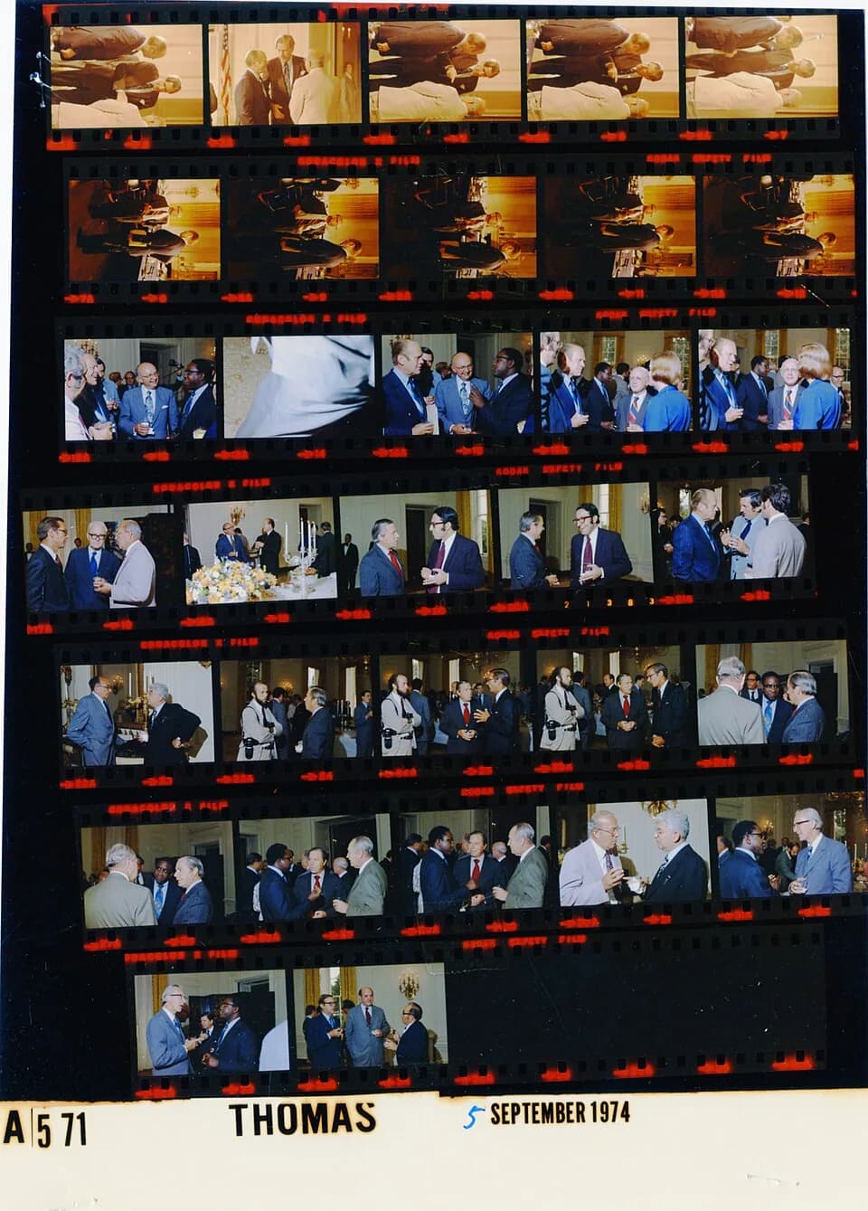 Milton Friedman - The photo contact sheet, identified as A0571 by the White House Photographic Office (WHPO), is housed at the Gerald R. Ford Presidential Library, a branch of the National Archives an