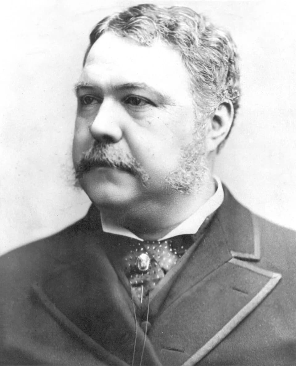 Chester A. Arthur - Portrait of Chester A. Arthur.