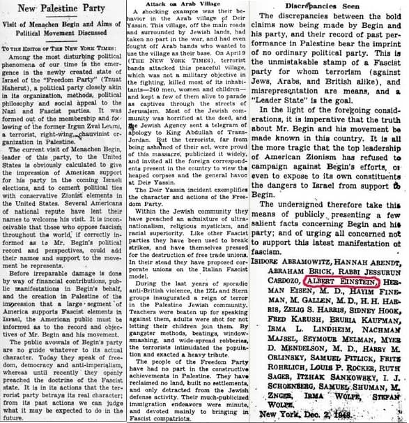 Hannah Arendt - verified Links: Hannah Arendt, Jessurun Cardozo, Albert Einstein, Zellig Harris, Sidney Hook, Bruria Kaufman, Irma Lindheim, Seymour Melman, Fritz Rohrlich, Stefan Wolpe.