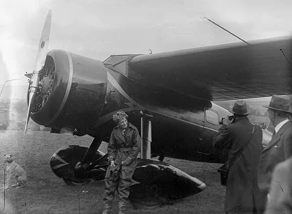 Amelia Earhart - On Saturday, 21 May 1932, Amelia Earhart was on her second Atlantic crossing when she was forced to land in a field near Derry (Londonderry) in her "Little Red Bus".
Ireland of the We