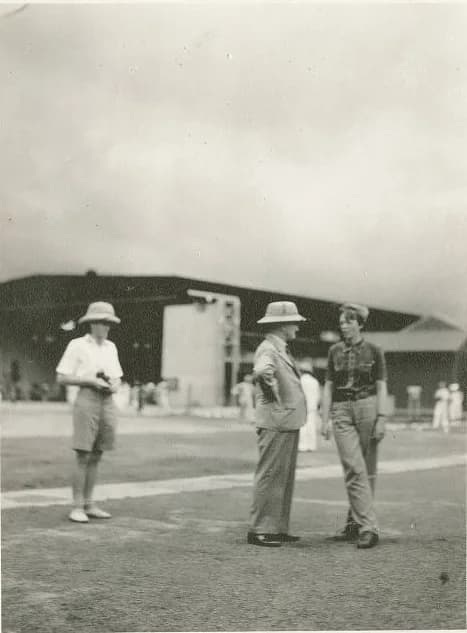 Amelia Earhart - Amelia Earhart and "the editor of the Rangoon Times", unidentified in the source. First published 1937, no evidence of copyright notice.