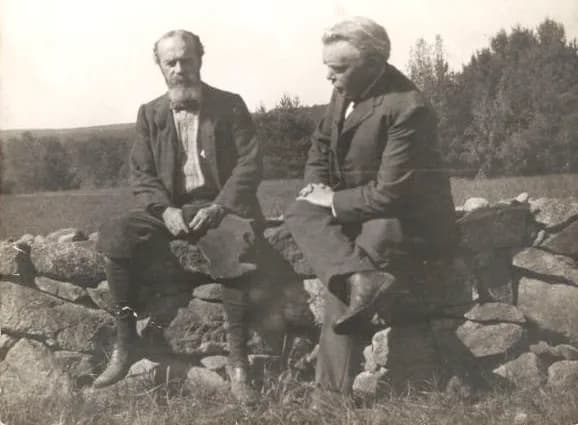 William James - William James and Josiah Royce in Chocorua, NH.