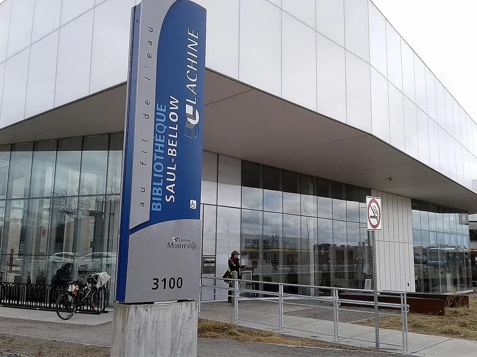Saul Bellow - Bibliothèque Saul-Bellow, 3100, rue Saint-Antoine, Lachine, Montréal