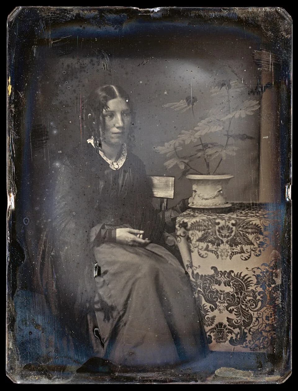 Harriet Beecher Stowe - daguerreotype of Harriet Beecher Stowe