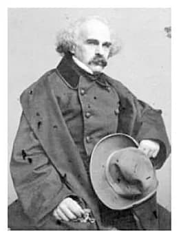 Nathaniel Hawthorne - Portrait of Nathaniel Hawthorne, 1861, by William H. Getchell