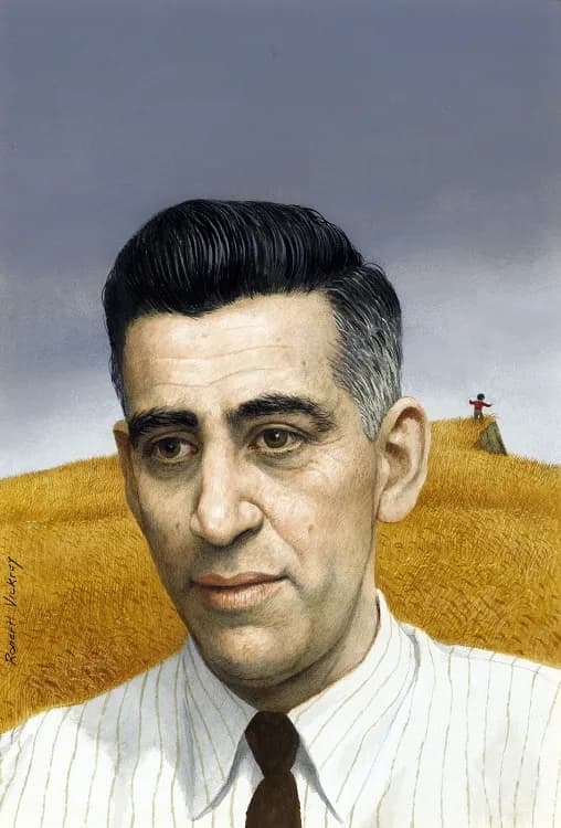 J. D. Salinger - Illustration of J. D. Salinger used for the cover of Time magazine, Volume 78 Issue 11.
