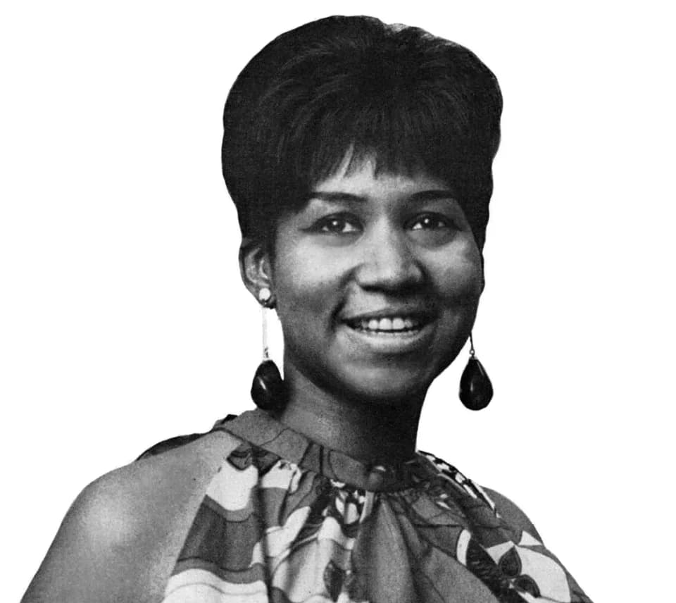 Aretha Franklin - Trade ad for Aretha Franklin's single "Baby I Love You".To better adapt it to Wikipedia articles, the ad was cropped and cleaned in a graphics editing program. The original can be vi
