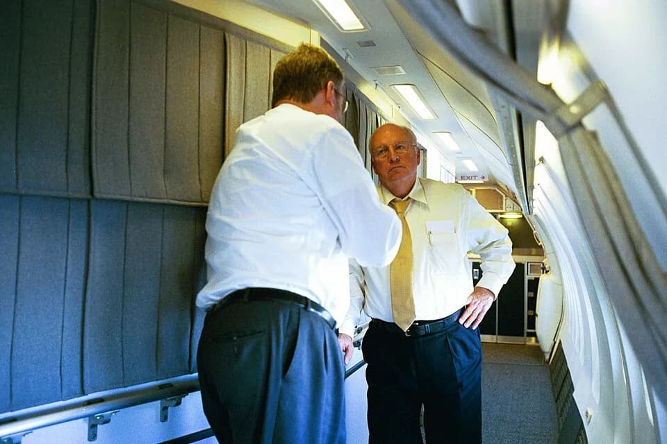 Dick Cheney - Vice President Cheney Talks with David Addington Aboard Air Force Two - DPLA - 04d69d0c1bacc52014381ed0a4e31a18.jpg