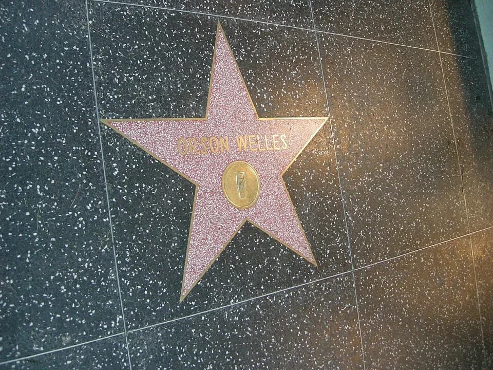 Orson Welles - Walk of fame, orson welles