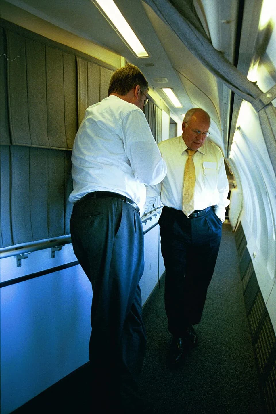 Dick Cheney - Vice President Cheney Talks with David Addington Aboard Air Force Two - DPLA - 78a5c61fe9126d25ebc6cbd97b39da60.jpg