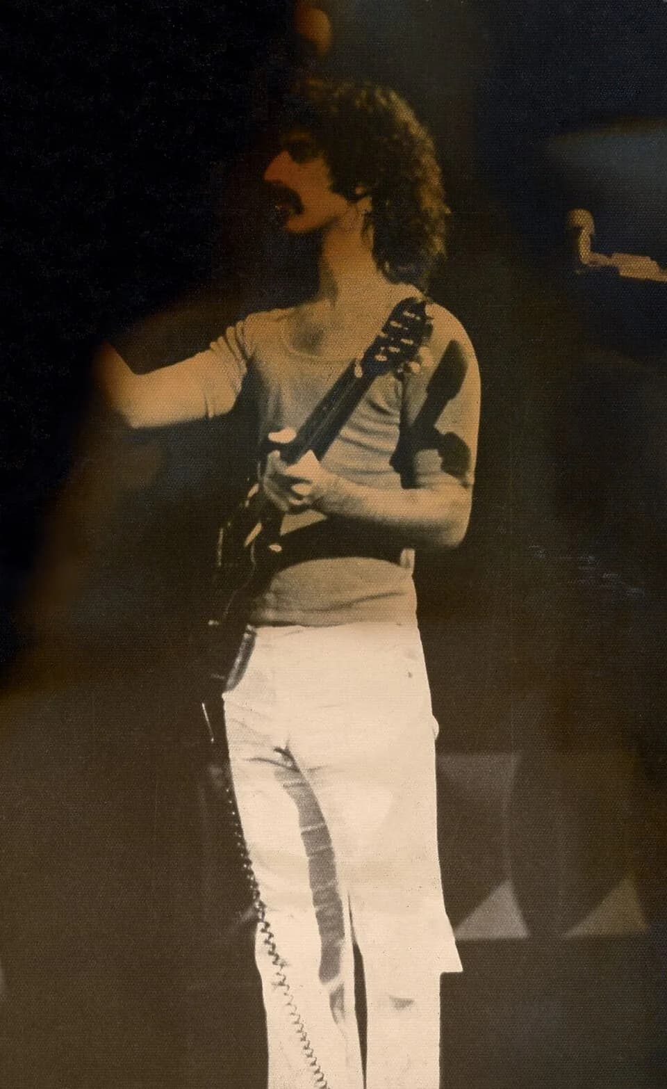 Frank Zappa - Frank Zappa at the Fillmore East. June 5, 1971
During recording of his Live at the Fillmore East album.