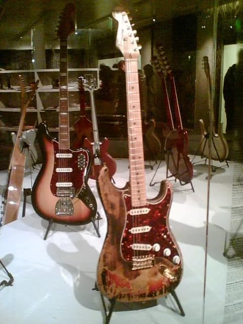 Frank Zappa - The Burnt Hendrix Strat is a Fender Stratocaster type electric guitar model that was once owned by Jimi Hendrix. Hendrix set the guitar on fire during his performance at the Miami Pop Fe