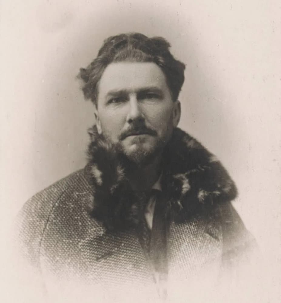 Ezra Pound - Black-and-white United States passport photograph of American writer Ezra Pound. Image courtesy of the Yale Collection of American Literature, Beinecke Rare Book &amp; Manuscript Library.