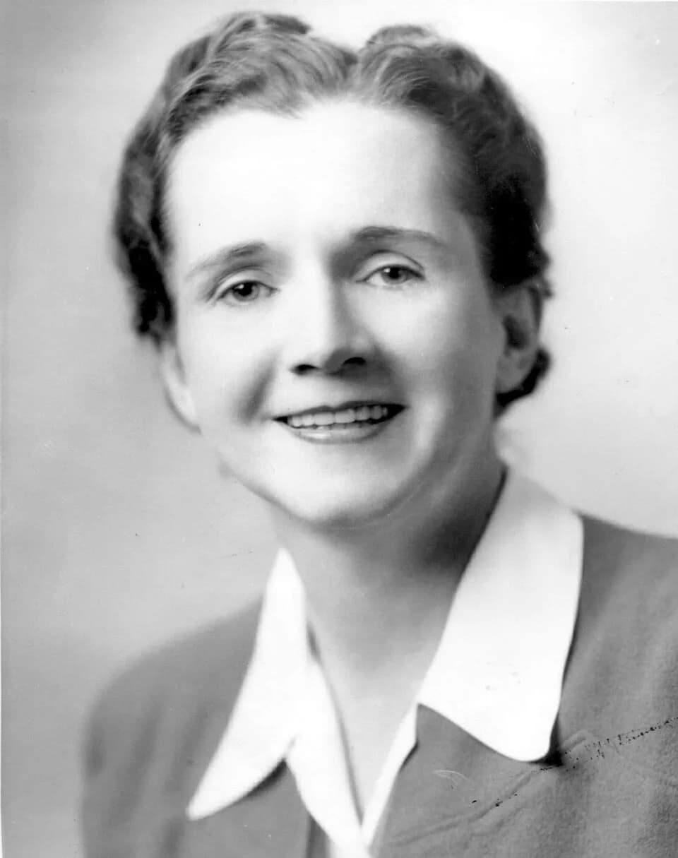 Rachel Carson - Rachel Carson, author of Silent Spring. Official photo as FWS employee. c. 1940.