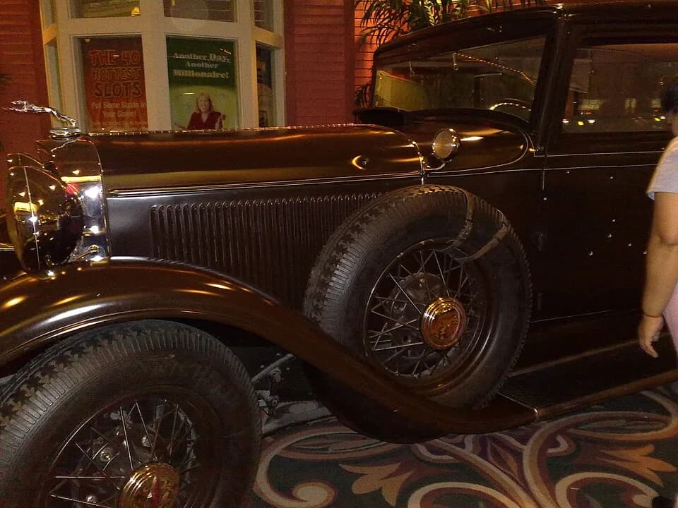 Al Capone - You can see bullet holes on the door.