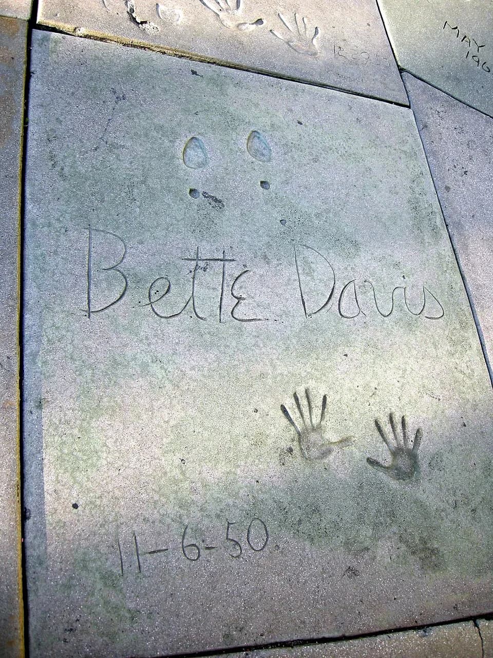 Bette Davis - Grauman's Chinese Theatre, bette davis